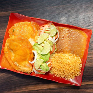 Chiles Rellenos Dinner Plate