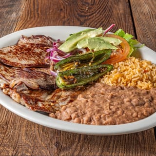 Carne Asada Dinner Plate