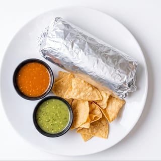 Veggie Breakfast Burrito Combo